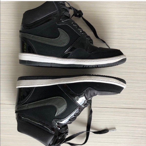 Nike force 3 high top wedge sneaker 9.5 - Picture 2 of 7
